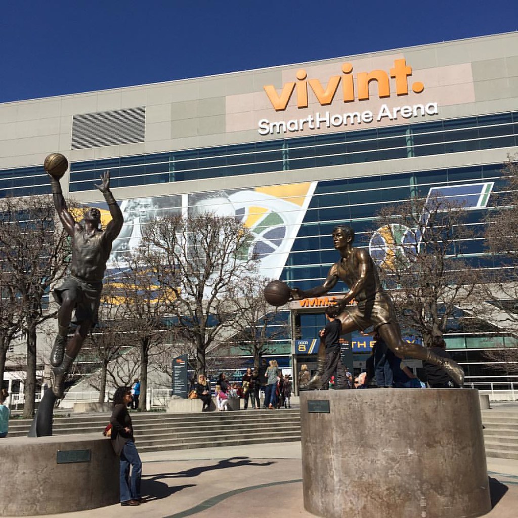Vivint Smart Home Arena, home of the Utah Jazz