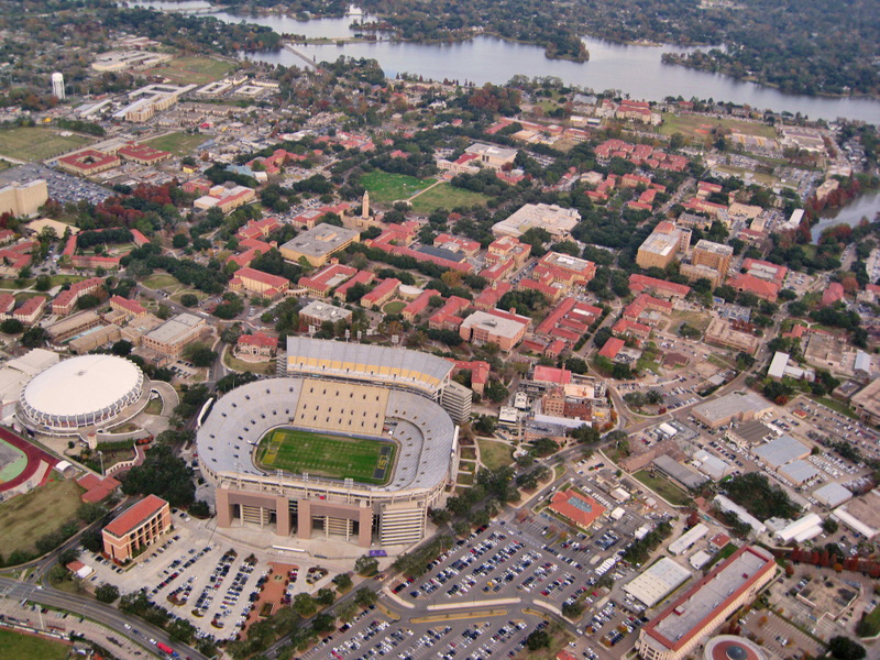 Tiger Stadium, home of the LSU Tigers