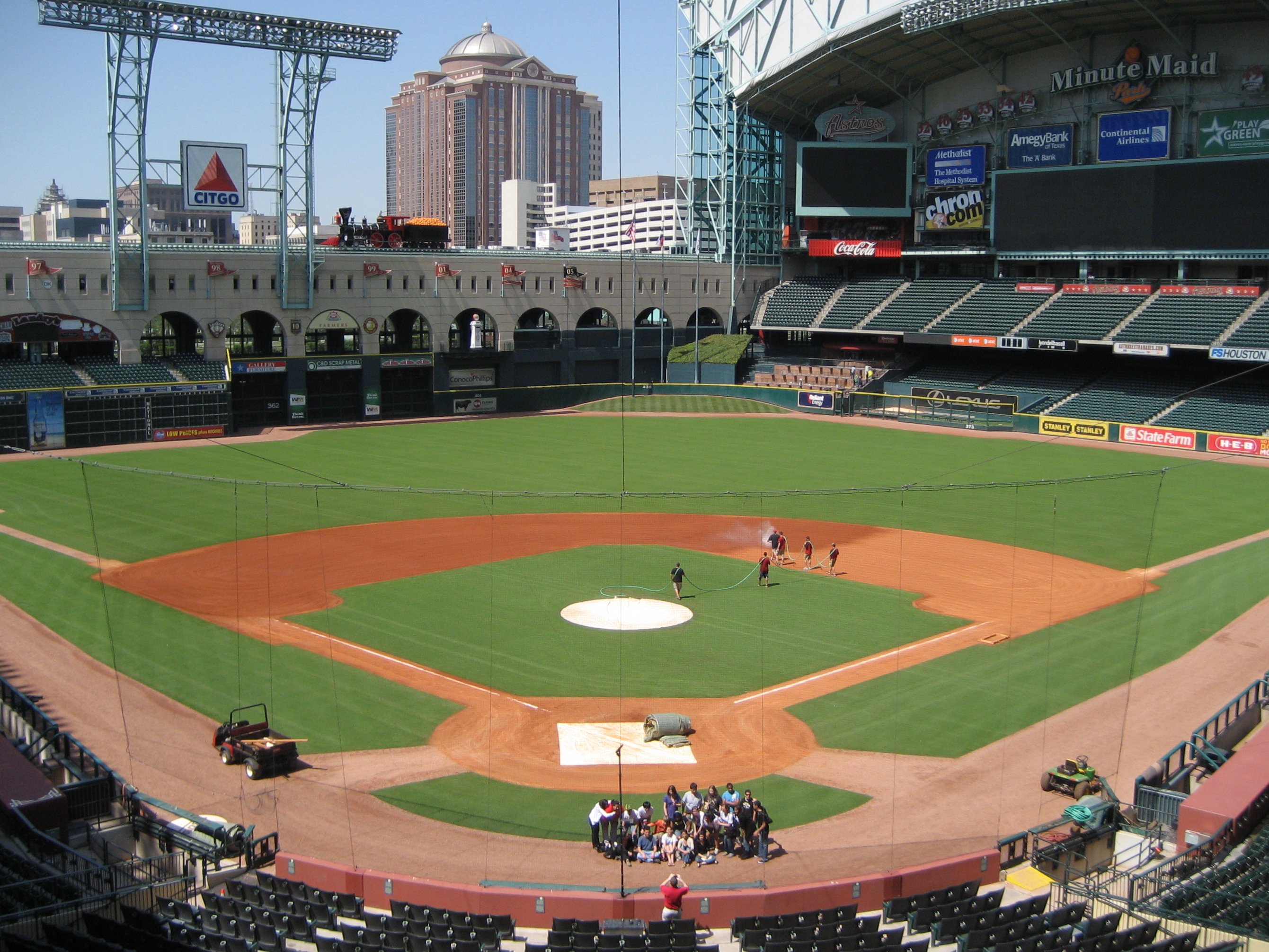 Minute Maid Park, home of the Houston Astros