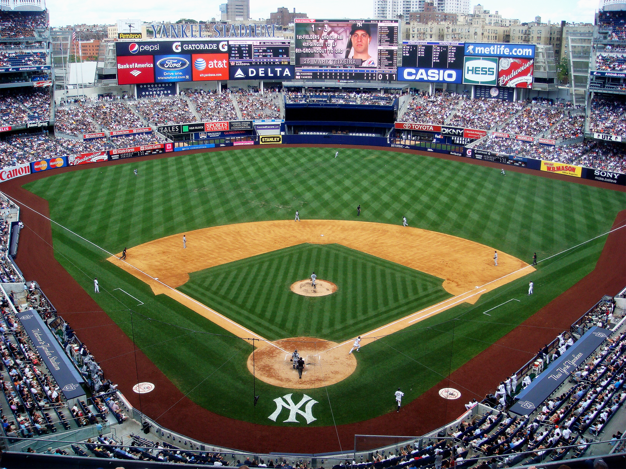 Yankee Stadium, home of the New York Yankees