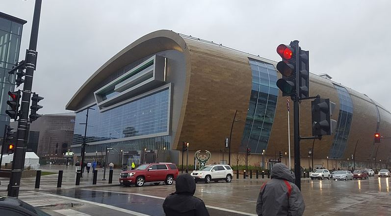 Fiserv Forum, home of the Milwaukee Bucks