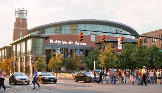 Nationwide Arena, home of the Columbus Blue Jackets