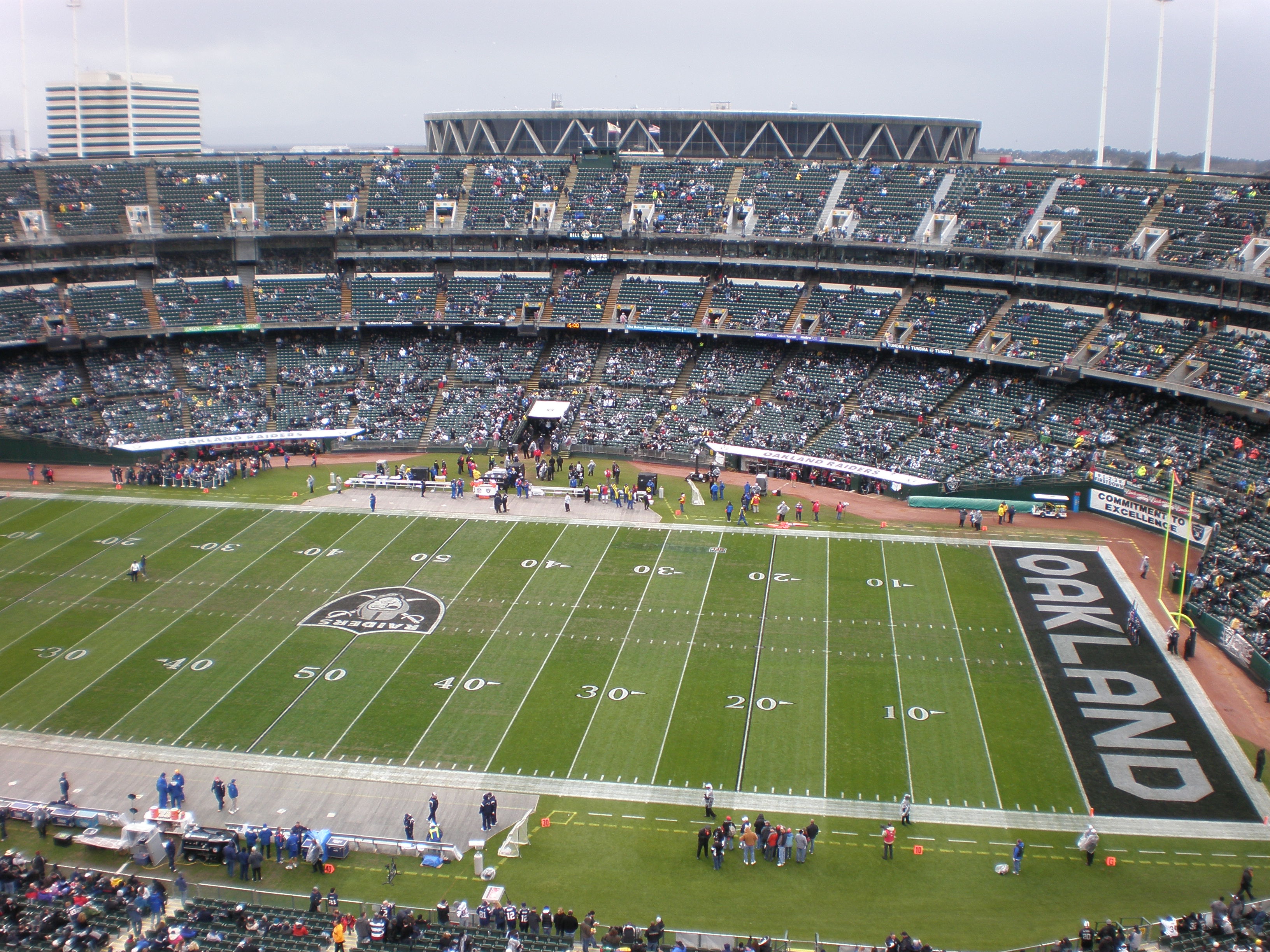 RingCentral Coliseum, home of the Oakland Raiders